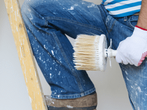 pintor y prevención en obra