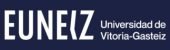 Logo de EUNEIZ Universidad de Vitoria-Gasteiz, titulación certificada